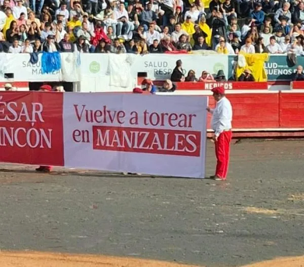 César Rincón volverá a torear en Manizales: Cormanizales anunció que regresará a la Feria Taurina