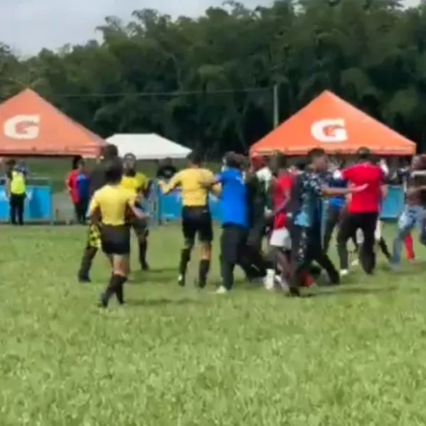 Torneo las Américas Sub-17 Cali 2025 jugadores de América le pegaron al arbitro 