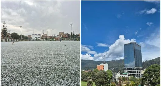 Granizó en Bogotá hoy: videos de qué pasó en Kennedy, mientras hacía sol