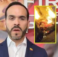 Quemaron carro de campaña de Abelardo De La Espriella en Arauca: qué se sabe