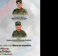 Ejército exige la liberación de cuatro soldados secuestrados en Cauca y Nariño