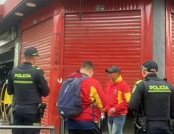 Autoridades recuperan el espacio público en Los Mártires con operativo integral 
