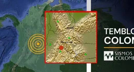 Temblor en Colombia de magnitud 4.4 hoy miércoles 15 de octubre en Santander