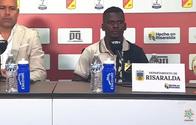 “Hablemos un poquito de fútbol”, técnico del Deportivo Pereira cuando le preguntaron sobre los pagos