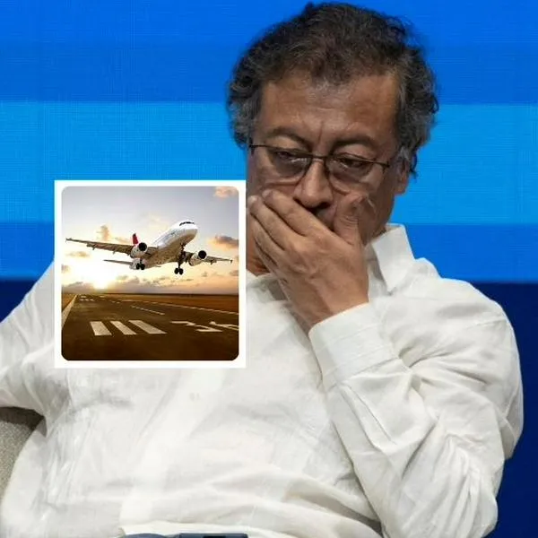 Fotos de Gustavo Petro y aviones, por qué es alerta a Gustavo Petro en lío de seguridad en aeropuertos de Colombia
