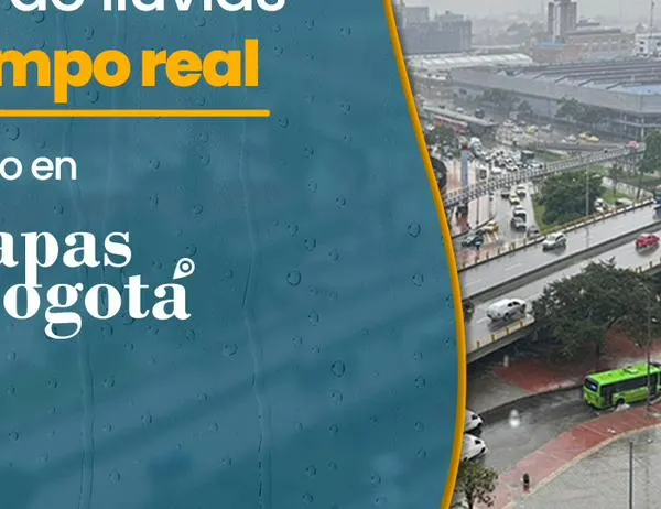 Consulta en tiempo real si está lloviendo en tu zona con Mapas Bogotá  