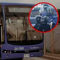 Pelea de conductor del SITP: se agarró a puños con otro conductor