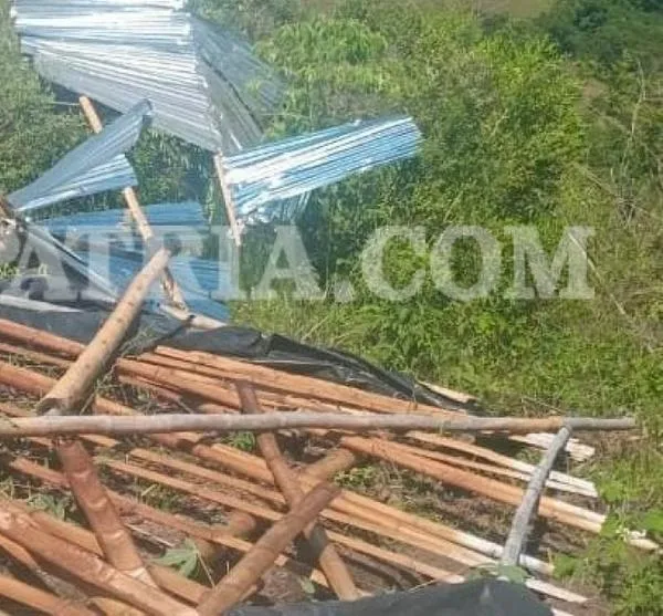 Lluvias intensas causan estragos en Caldas: un niño gravemente herido y viviendas colapsadas