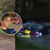 Bogotá: última llamada del hombre que cayó en carro a un caño y murió