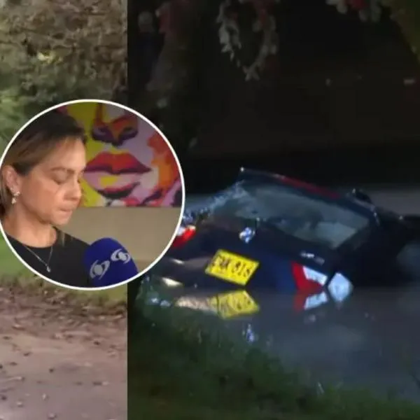 Bogotá: última llamada del hombre que cayó en carro a un caño y murió