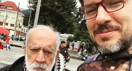 Foto de Gustavo Angarita antes de morir: la subió su hija y estaba hospitalizado