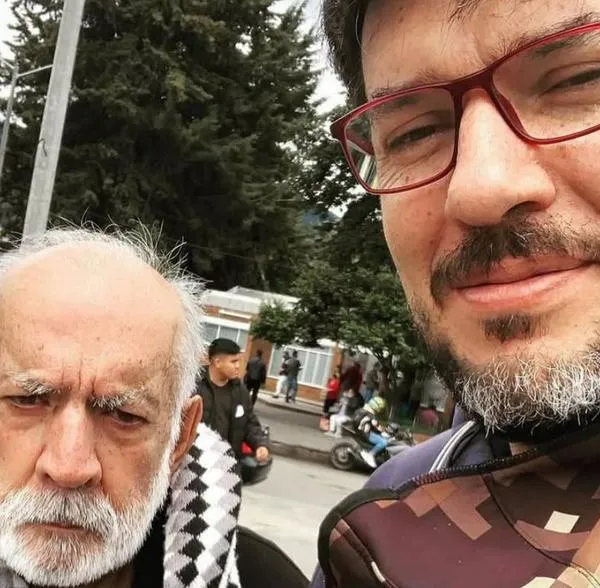 Foto de Gustavo Angarita antes de morir: la subió su hija y estaba hospitalizado