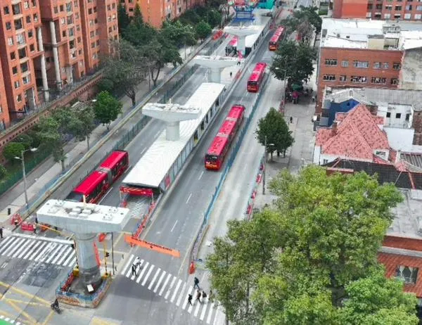 Estación temporal Calle 34 de TransMilenio cerrará este fin de semana por obras de la Línea 1 del Metro 
