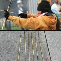 Consejo de los pueblos atacando en Bogotá