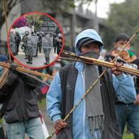 Protestas de indígenas en Bogotá terminaron en enfrentamientos