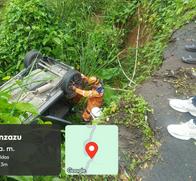 Carro particular se salió de la carretera en municipio del norte de Caldas y una persona resultó lesionada