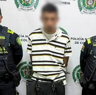 Ladrón capturado por robar frente a banco en Bogotá. Acababa de salir cárcel