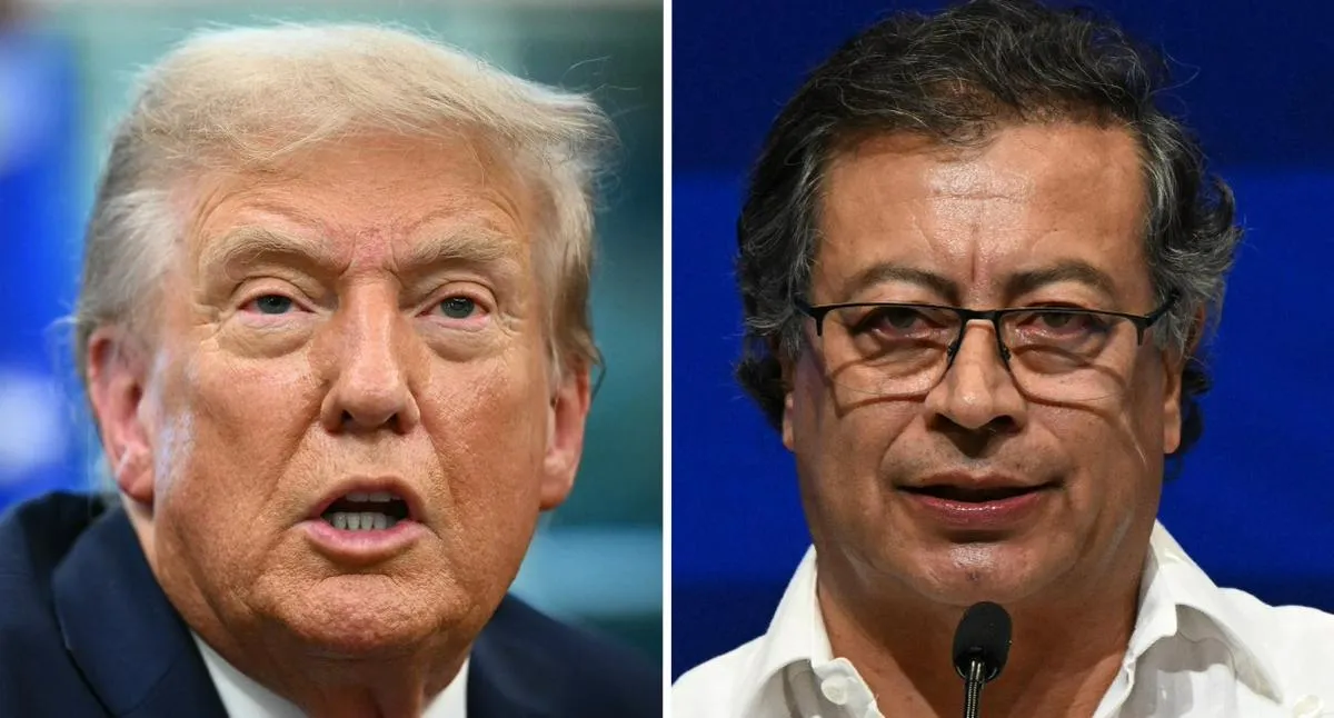 Donald Trump señala duramente a Petro y anuncia acciones contra Colombia