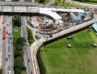 Puente de la calle 153 con autopista norte va más del 60 % ¿Cuándo estará listo?