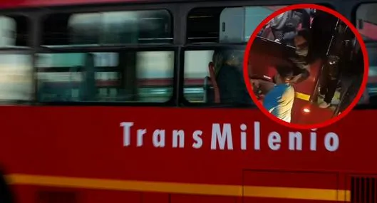 Cogieron a ladrón en Transmilenio: quedó volando y sin nada