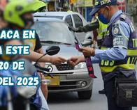 Pico y placa en Armenia (Quindío) este lunes, 20 de octubre del 2025​