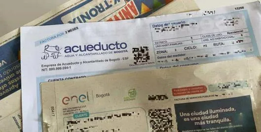 Importante subida en las facturas de los servicios públicos en Colombia