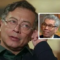 Fotos de Gustavo Petro y de Daniel Coronell, en nota de por qué Gustavo Petro dijo que se volverá inolvidable en entrevista con Coronell
