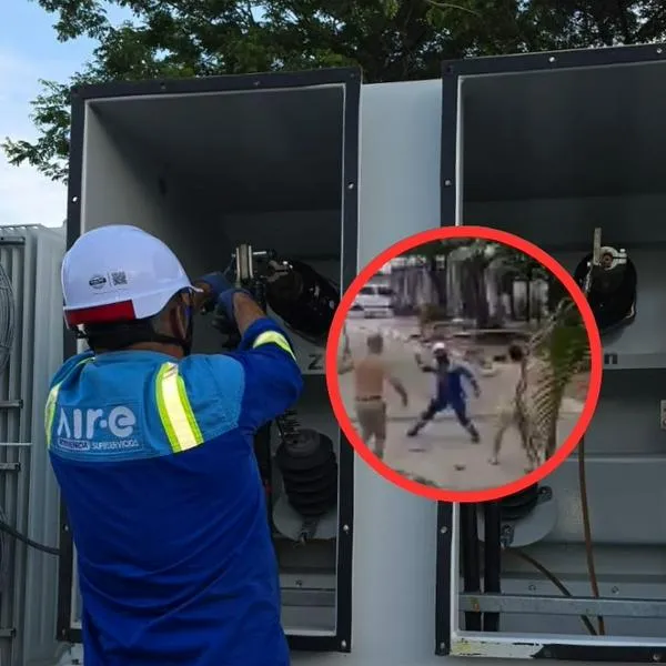 Dos sujetos atacaron a trabajador de Air-e en Barranquilla por cortar servicio