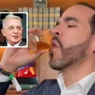 Foto de Abelardo de la Espriella y Álvaro Uribe, en nota de Abelardo de la Espriella bebió por absolución de Álvaro Uribe y lanzó arremetida
