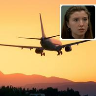 Foto de avión y de Heather Ramsey , en nota de qué pasó por objeto misterioso que chocó a avión e hirió a piloto en pleno vuelo