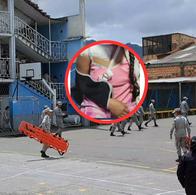 Niña cayó de roca en salida pedagógica de colegio de Soacha. A la menor la habrían llevado en bicitaxi y no en ambulancia. 
