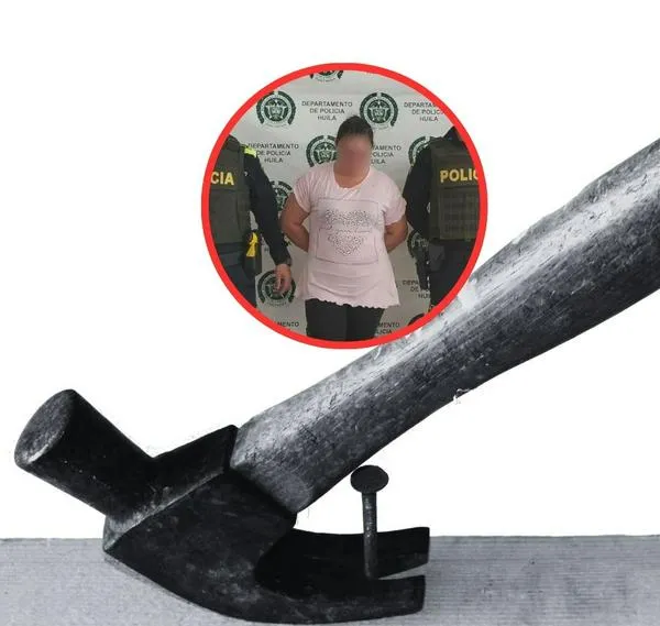 Mujer atacó con martillo a su hijastro por negarla la entrada a su casa en Huila