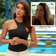 Fotos de Andrea Serna  y Tina del Desafío,  en noa de que Andrea Serna en Desafío afirmó que algo sucedió y hay sorpresas en Gamma y Omega