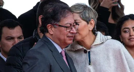 Foto de Gustavo Petro con Verónica Alcocer, en nota de por qué separación de Gustavo Petro y Verónica Alcocer se revela en fotos únicas