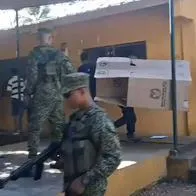 Foto de urnas en Arjona (Bolívar), en nota de cómo fue ataque a puestos de votación para consulta interna de Pacto Histórico