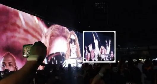 Fotos de Shakira  en concierto, en nota de Shakira vivió chasco en concierto de Cali por fanática que fue pantallera, video