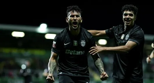 Gol de Luis Javier Suárez con el Sporting: se afina para la Selección Colombia