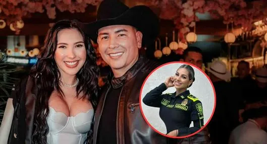 Ex de Aída Victoria Merlano le mandaba mensajes a famosa policía: pruebas