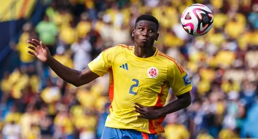 Foto de Yerson Mosquera, en nota de que Yerson Mosquera, de Selección Colombia, es advertido en Wolverhampton, su equipo