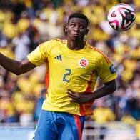 Foto de Yerson Mosquera, en nota de que Yerson Mosquera, de Selección Colombia, es advertido en Wolverhampton, su equipo