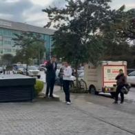 En este lugar al frente del búnker de la Fiscalía (Bogotá) asesinaron a un sujeto vinculado con lavado de activos