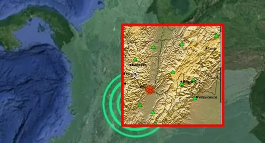 Temblor en Colombia de magnitud 3.2 en Piedras (Tolima) este lunes 27 de octubre