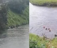 Rescate de una mujer y su hija en Suba