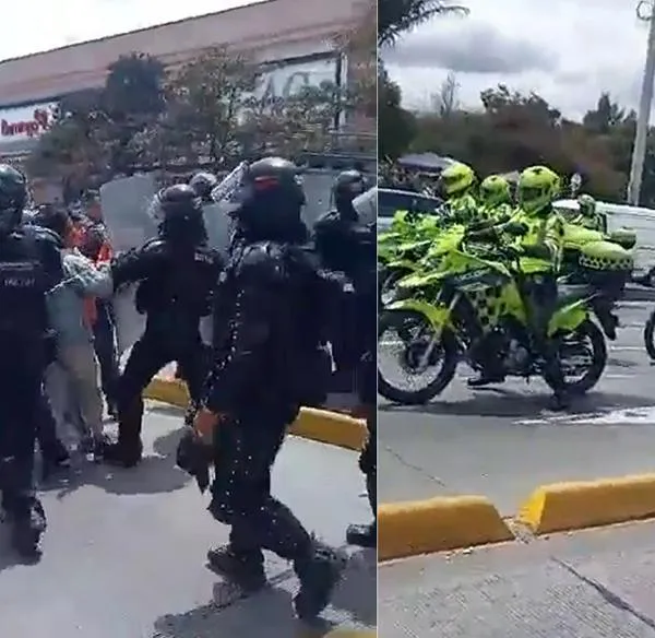 Protestas de motos en Bogotá contra la Alcaldía y Carlos Fernando Galán