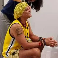 Foto del 'Pibe' Valderrama, en nota de que Pibe Valderrama hizo cambio a su cabello con tratamiento y sorprendió, hay video