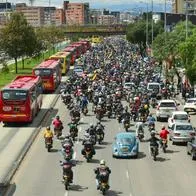 "Vamos a parar la ciudad": motociclistas amenazan con más bloqueos durante Halloween en Bogotá. Advirtieron al alcalde.