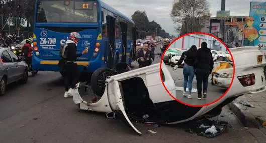Bogotá: video después de accidente que dejó motociclistas muertos hoy 31 octubre