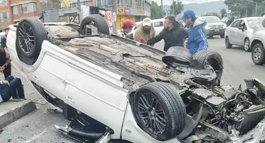 Video del momento exacto de grave accidente donde murieron 2 motociclistas