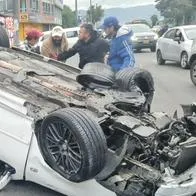 Video del momento exacto de grave accidente donde murieron 2 motociclistas