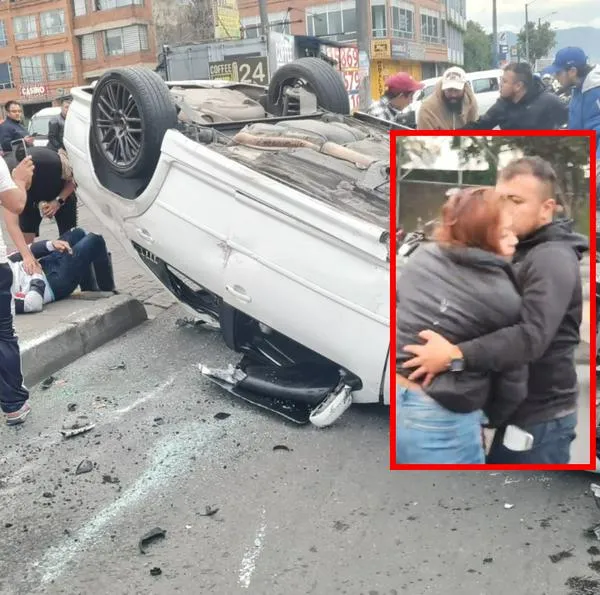 Bogotá: conductor de carro de accidente en avenida Mutis huyó, confirmó Policía